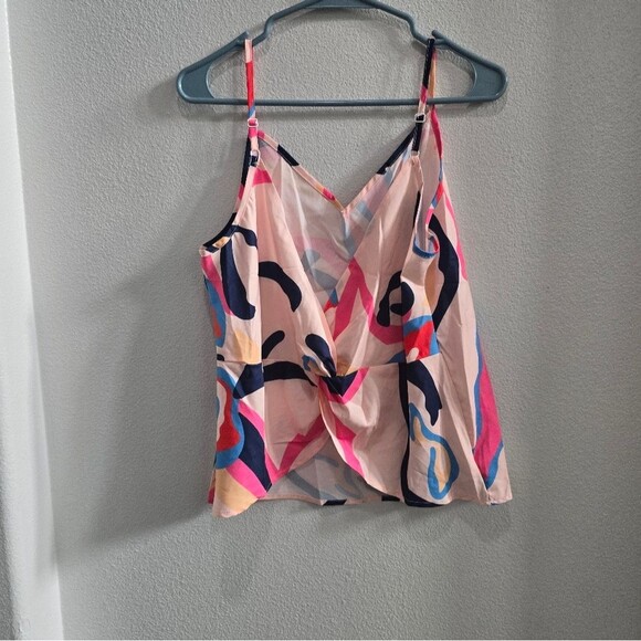 spaghetti strap tank ABSTRACT PRINT SIZE LARGE - Picture 4 of 4